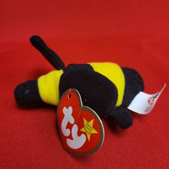 Bumble The Bee 1999 Ty Teenie Beanie Babies Mini Plush Stuffed Toy - Picture 2 of 11